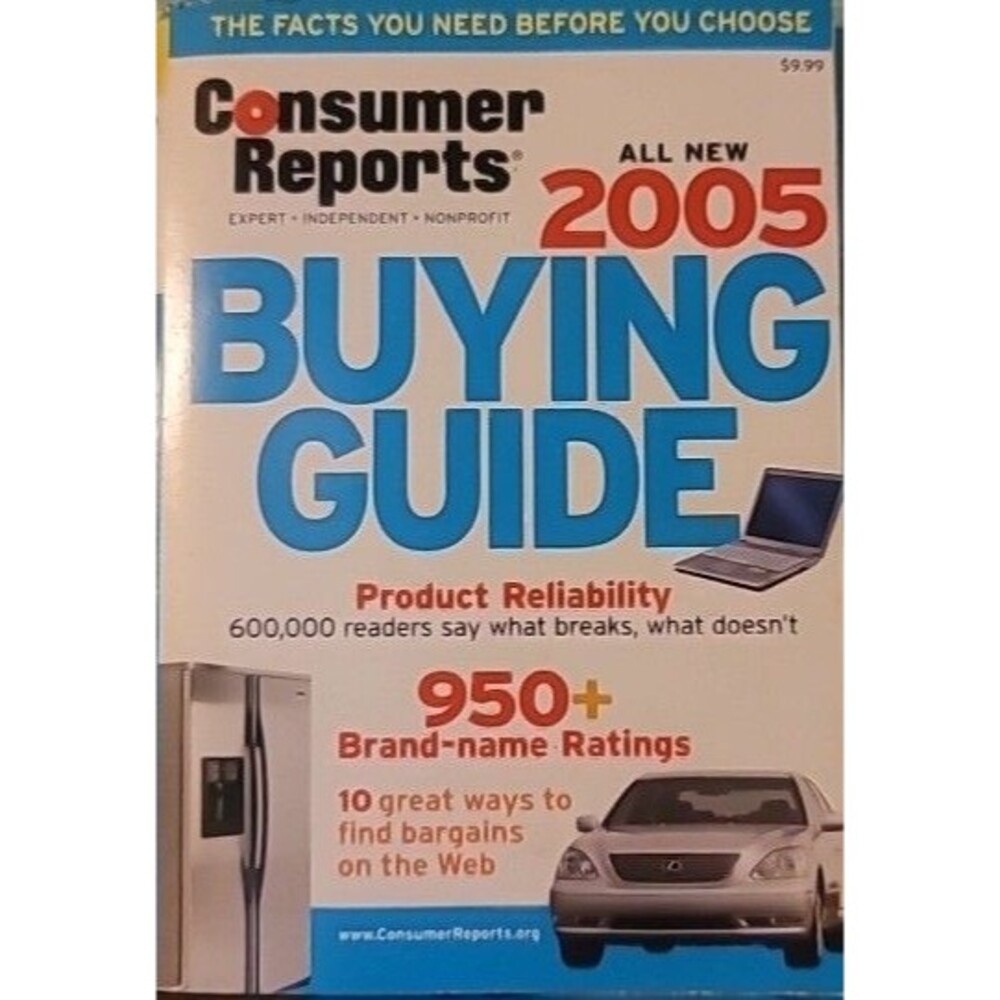 Consumer Reports 2005 Buying Guide, Paperback Magazine
